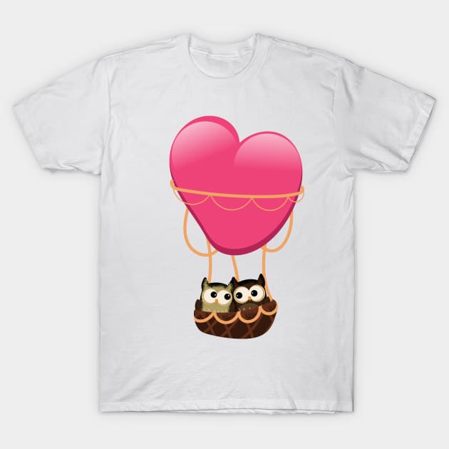 Love Owls T-Shirt by nickemporium1